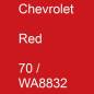 Preview: Chevrolet, Red, 70 / WA8832.